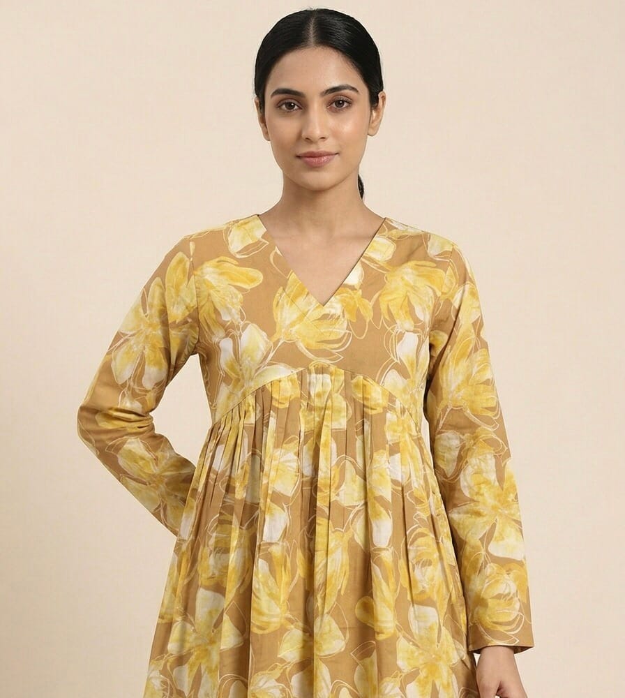 Pastel Bloom charm Short Kurti Sri Lanka