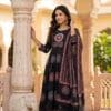 Modest Black Printed Anarkali Kurti Sri Lanka