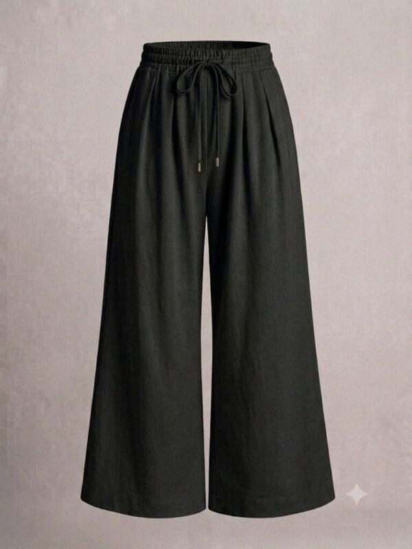 Plain Black Cotton Plazzo Pants Sri Lanka
