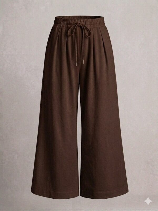 Coffee Brown Cotton Plazzo Pants Sri Lanka