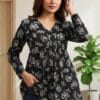 Floral Alia Cut Kurti Sri Lanka