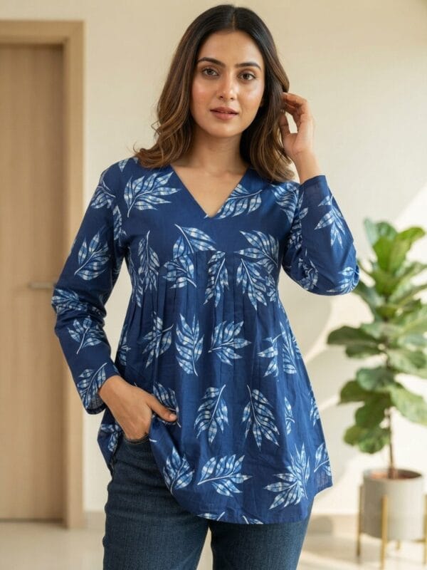 Floral Alia Cut Kurti Sri Lanka
