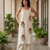 Off White Summer Chic Co-Ord Set Sri Lanka