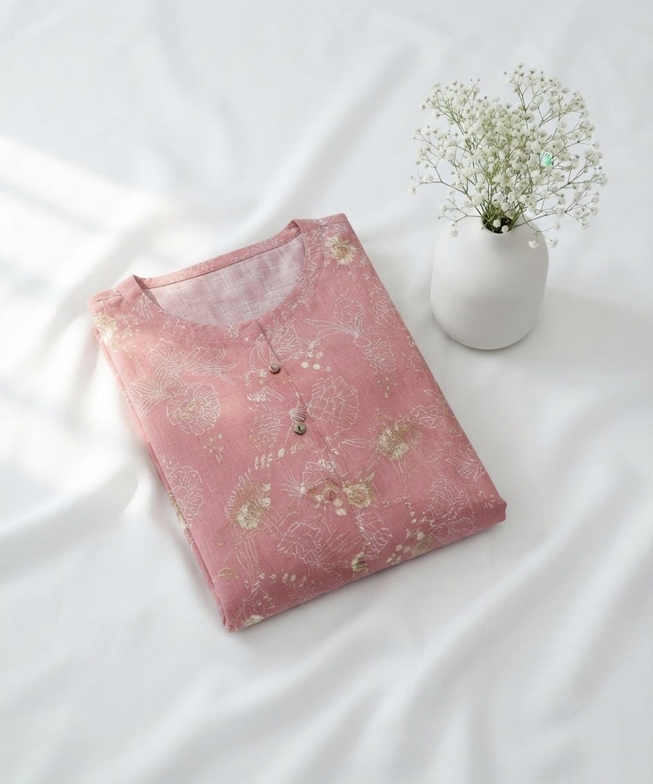 Blush Pink Charm Plus Size Casual Wear - image 2 Sri Lanka