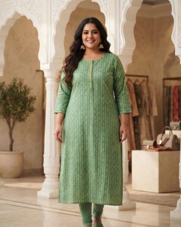 Plus Size Cotton Casual Kurti Sri Lanka
