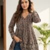 Block Print Aliya Cut Short Kurti Sri Lanka