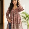 Red Bloom Aliya Cut Short Kurti Sri Lanka
