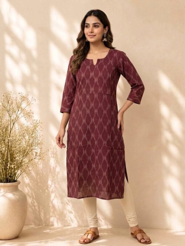 Cotton Block Print Casual Kurti Sri Lanka