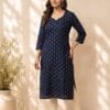 Navy Blue Cotton Casual Wear Sri Lanka
