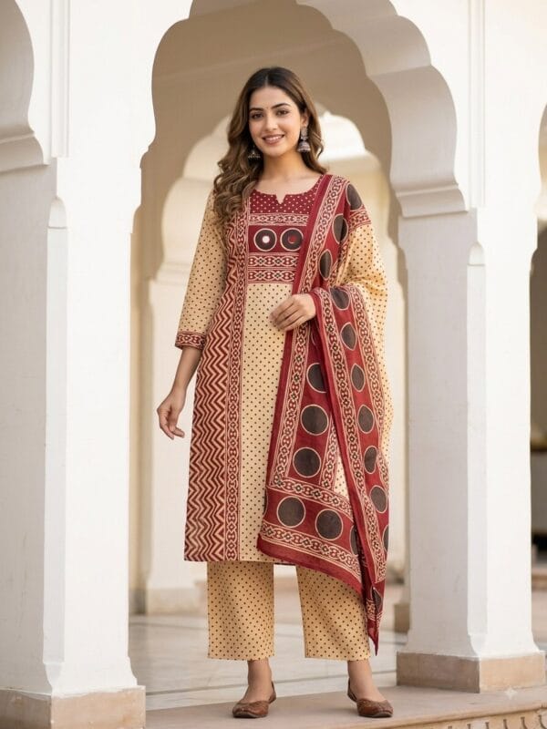 Premium Cotton Printed Set Kurti Sri Lanka