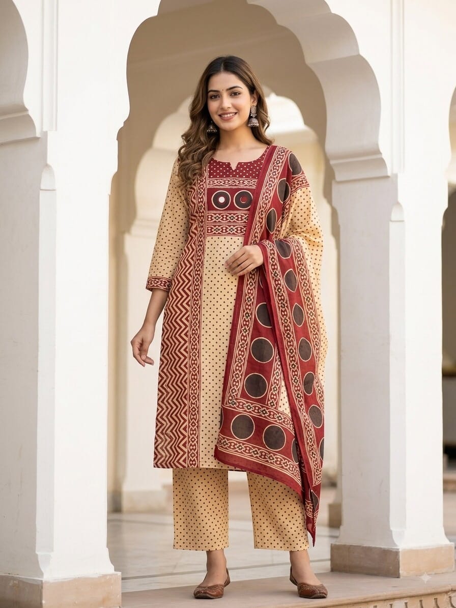 Premium Cotton Printed Set Kurti Sri Lanka