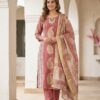 Onion Pink Neckline Teal Embroidered Set Kurti Sri Lanka