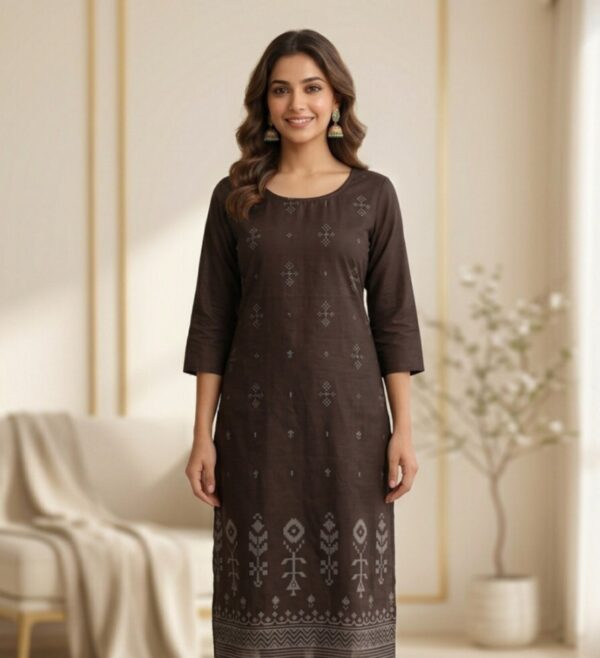 Women’s Ethnic Printed Daily Wear Kurti Sri Lanka