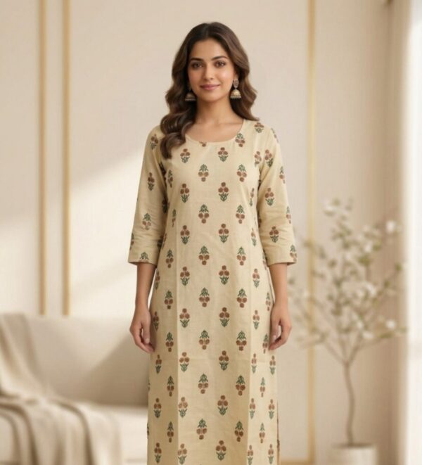 Off-White Charm Printed Casual Wear Sri Lanka