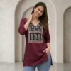 Soft Cotton Ajrakh Print Short Kurti Sri Lanka