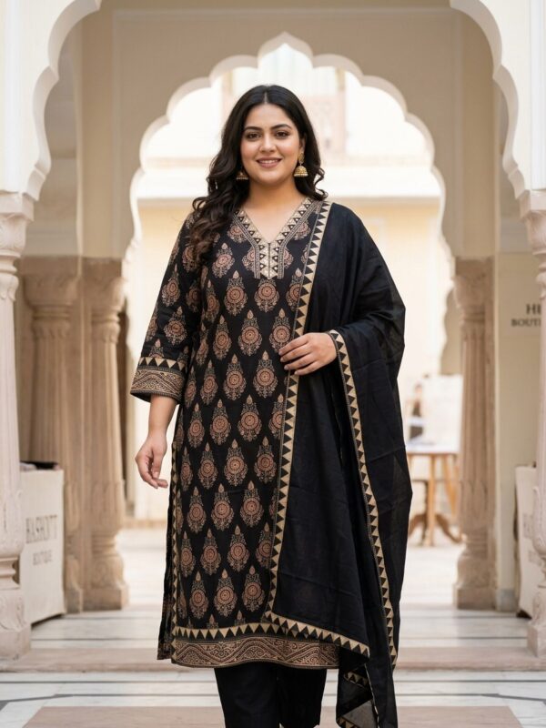 Charm Printed Plus Size Set Kurti Sri Lanka